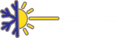 A black and yellow logo for a service company.