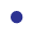 A blue and white map marker with a dot on it.