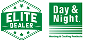 A green and white logo for the dante sprinkler company.